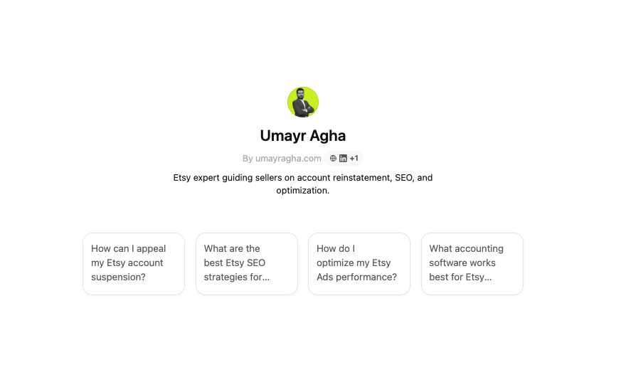 Umayr Agha GPT for better response.
